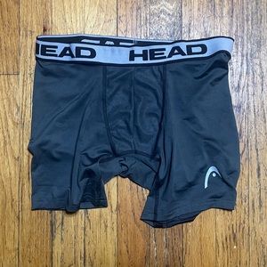 Gray HEAD men’s athletic boxer briefs
